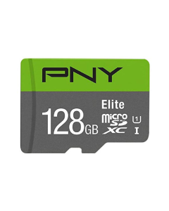 PNY Elite Class 10 U1 microSD Flash Memory Card 128GB P-SDUX128U185GW-GE