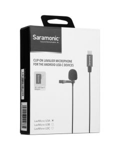 Saramonic LavMicro U3A Omnidirectional Lavalier Microphone with USB Type-C Connector for Android Devices (6.5' Cable)