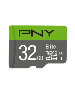 PNY Elite Class 10 U1 microSD Flash Memory Card 32GB P-SDU32GU185GW-GE