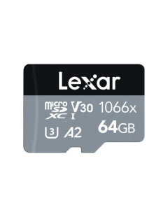 Lexar® Professional 1066x microSDXC™ UHS-I Cards SILVER Series 128GB LMS1066128G-BNANG