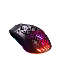 Steelseries 62612 Aerox 3 Wireless Lightweight Rechargeable Mouse (Bluetooth, 2.4GHz)  - Black