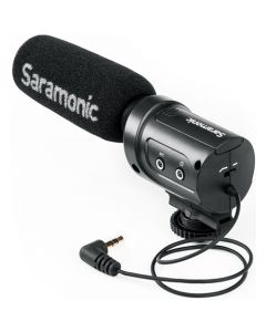 Saramonic SR-M3 Lightweight On-Camera Microphone and Audio Mixer