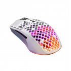 Steelseries 62608 Aerox 3 Wireless Lightweight Rechargeable Mouse (Bluetooth, 2.4GHz)  - White