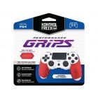 KontrolFreek Performance Grips for PS4 - Red