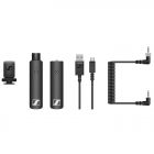 Sennheiser XSW-D PORTABLE INTERVIEW SET Digital Camera-Mount Wireless Plug-On Microphone System with No Mic (2.4 GHz)