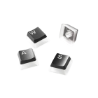Steelseries 60200 Universal Double Shot PBT Keycaps Prismcaps US - Black