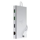 Razer USB C Dock - 11-in-1 Multiport Adapter (Mercury Edition) - FRML Packaging