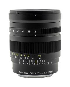Tokina FiRIN 20mm f/2 FE MF Lens for Sony E