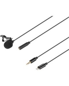 Saramonic LavMicro U1B 6 Meter Lavalier Microphone with detachable Lightning Connector for iPhone x/8/7/7+/SE/6s/6/5s/5/iPad/iPod Touch