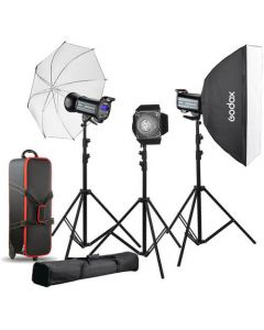 Godox QS600II 3-Light Studio Flash Kit D