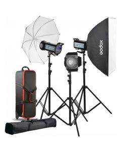 Godox QS400II 3-Light Studio Flash Kit