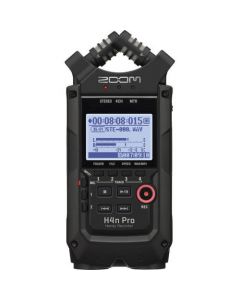Zoom H4n Pro 4-Input / 4-Track Portable Handy Recorder with Onboard X/Y Mic Capsule (Black)