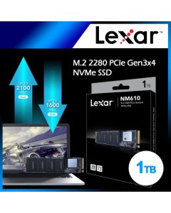 Lexar® NM610 M.2 2280 NVMe SSD 1TB LNM610-1TRB