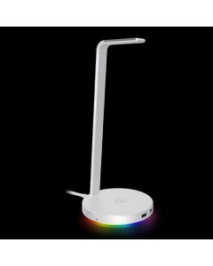Razer Base Station V2 Chroma - Chroma Enabled Headset Stand with USB 3.1 Hub and 7.1 Surround Sound - Mercury - FRML Packaging