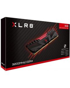 PNY 8GB XLR8 DDR4 3200MHz Desktop Memory Single Channel MD8GD4320016XR