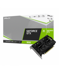 PNY GeForce GTX 1650 4GB GDDR6 Dual Fan VCG16504D6DFPPB