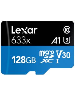 Lexar® High-Performance 633x microSDHC™/microSDXC™ UHS-I Cards 128GB LSDMI128BB633A