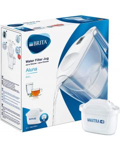 BRITA Aluna Cool Water Filter Jug and Cartridge 2.4L White