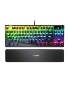 Steelseries 64856 Apex Pro Tenkeyless Omnipoint Keyboard US + Magnetic Wrist Rest