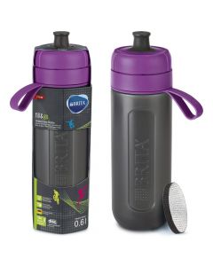 Brita Fill & Go Active Filter Water Bottle 0.6L Purple