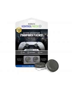 KontrolFreek CQC Edition Action Adventure Thumbsticks for PS5 - Gray/White