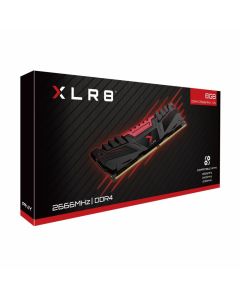 PNY 8GB XLR8 DDR4 2666MHz Desktop Memory Single Channel MD8GD4266616XR