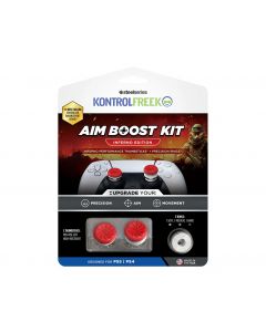 KontrolFreek Aim Boost Kit Inferno Edition FPS Thumbsticks for PS5 - Red/White