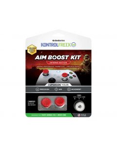 KontrolFreek Aim Boost Kit Inferno Edition FPS Thumbsticks for Xbox Series X|S & Xbox One - Red/White