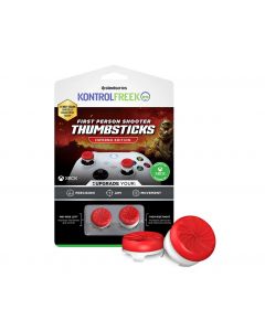 KontrolFreek Inferno Edition FPS Thumbsticks for Xbox Series X|S & Xbox One - Red/White