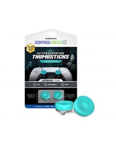 KontrolFreek Lotus Edition Action Adventure Thumbsticks for PS5 -  Teal/Clear