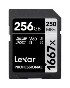 Lexar® Professional 1667x SDXC™ UHS-II Card 256GB LSD256CB1667