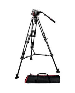 Manfrotto 504HD Head with 546B 2-Stage Aluminum Tripod System