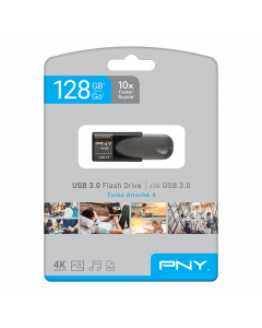 PNY Turbo Attaché 4 USB 3.0 Flash Drive 128GB P-FD128TBAT4-GE