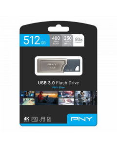 PNY PRO Elite USB 3.0 Flash Drive 512GB P-FD512PRO-GE