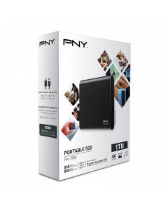 PNY Technologies 1TB Pro Elite USB 3.1 Gen 2 Type-C Portable SSD PSD0CS2060-1TB-RB-A