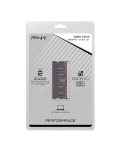 PNY Technologies 8GB Performance DDR4 2666 MHz SO-DIMM Memory Module MN8GSD42666BL